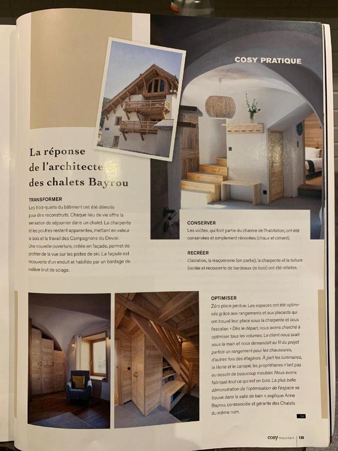 Le Gabion, Luxueux Appartement Avec Sauna, Serre Chevalier Vallee サン・シャフレ エクステリア 写真