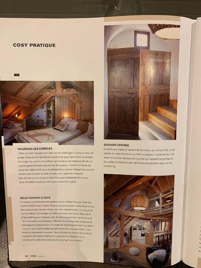Le Gabion, Luxueux Appartement Avec Sauna, Serre Chevalier Vallee サン・シャフレ エクステリア 写真